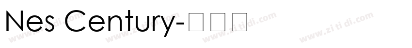Nes Century字体转换